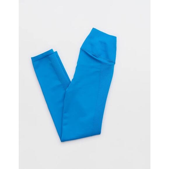 NWT Offline by Aerie Seamless Legging in "Ocean Aqua" Blue Size Small - Picture 4 of 14